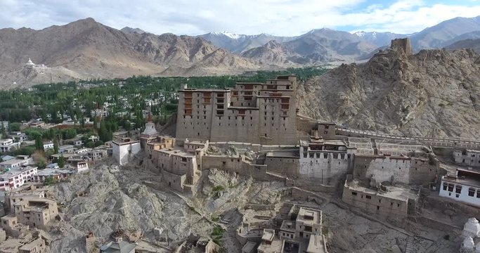 Leh Palace is a former royal palace overlooking the Ladakhi Himalayan town of Leh. A precursor to the Potala Palace in Lhasa, Tibet, the palace was built by King Sengge Namgyal in the 16th century.