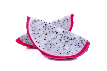 Dragon fruit isolated on white background