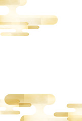 年賀状背景　雲