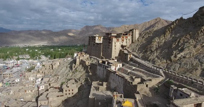Leh Palace is a former royal palace overlooking the Ladakhi Himalayan town of Leh. A precursor to the Potala Palace in Lhasa, Tibet, the palace was built by King Sengge Namgyal in the 16th century.