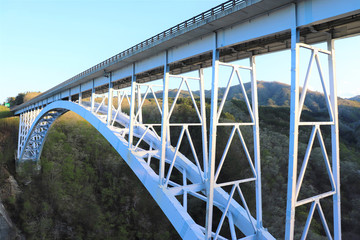 思案坂大橋（岩手県田野畑村）,shianzaka bridge,tanohata village,iwate,japan