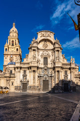 Cathedral Church of Saint Mary in Murcia, Spain.