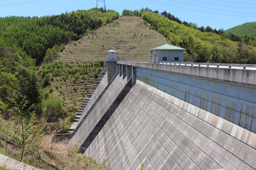 琴川ダム（山梨県山梨市）,kotokawa dam,yamanashi,japan