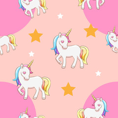 unicorn vector pattern graphic design