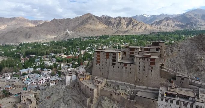 Leh Palace is a former royal palace overlooking the Ladakhi Himalayan town of Leh. A precursor to the Potala Palace in Lhasa, Tibet, the palace was built by King Sengge Namgyal in the 16th century.