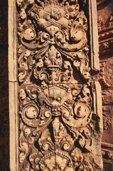 Sculptured at Cambodia ancient temple