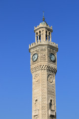 Fototapeta premium clock tower in izmir turkey