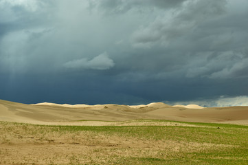 Obraz premium Mongolia. Sands Mongol Els dunes