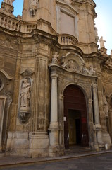 Exterior detail of the Church of Trapani