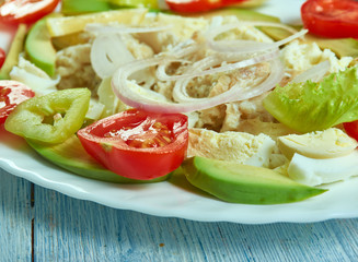 Puerto Rican Cod fish salad
