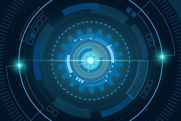 digital technology and engineering, digital telecoms concept, Hi-tech,futuristic technology background, vector illustration.