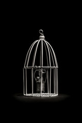lightbulb in the cage
