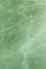 Green marble background. Natural art background and template. Vertical view. 
