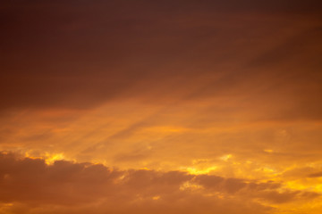 Amazing sunset sky for abstract background. Vivid colors.