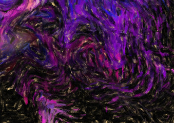 Oil pastel drawing. Abstract color background. Fine art print. Impressionism style abstraction. Modern surrealism painting. Good as wall decor poster. Stock. Surreal design. Handmade texture template.