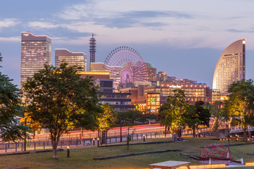 横浜・みなとみらいの夜景
