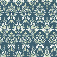 Baroque floral pattern. classic floral ornament