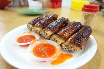 Grilled or barbecued chicken wings, Malaysia Style