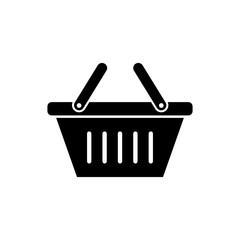 Market basket icon design template. Vector EPS 10