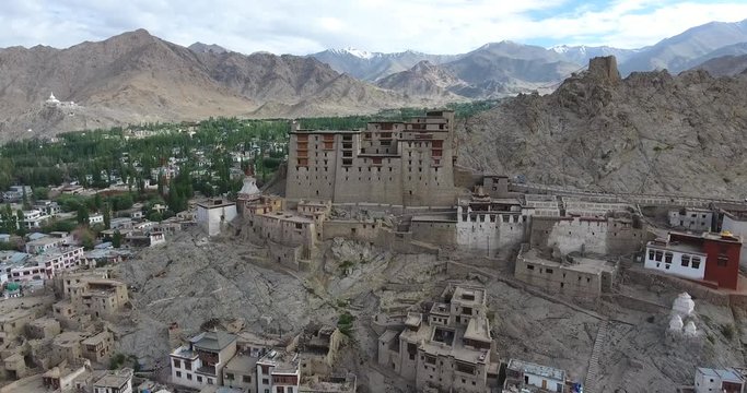 Leh Palace is a former royal palace overlooking the Ladakhi Himalayan town of Leh. A precursor to the Potala Palace in Lhasa, Tibet, the palace was built by King Sengge Namgyal in the 16th century.