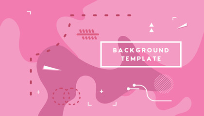 modern vibrant abstract memphis style background