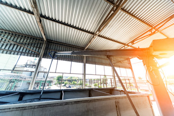 Probe tester. Automatic control system, testing machine at graine elevator terminal. Collect wheat for quality analysis.