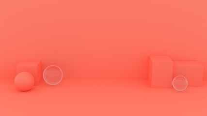 3D rendering of abstract background