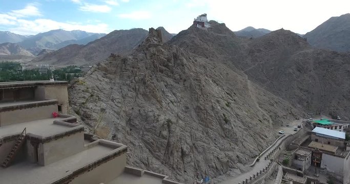 Leh Palace is a former royal palace overlooking the Ladakhi Himalayan town of Leh. A precursor to the Potala Palace in Lhasa, Tibet, the palace was built by King Sengge Namgyal in the 16th century.