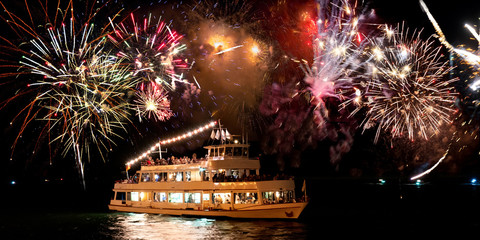 Rhein in Flammen