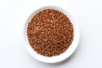 Bhutanese Rice in a Bowl