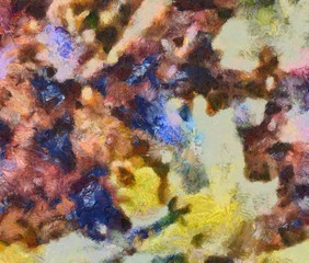 Original abstract painting at canvas. Mixed media pattern. Hand drawn art background.