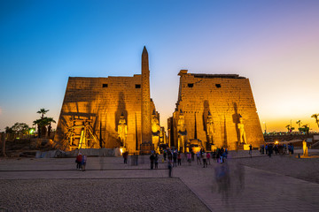 Luxor temple in Luxor