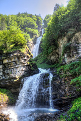 waterfall in forest