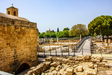 190414 Пафос Кипр Paphos Archaeological Park Cyprus