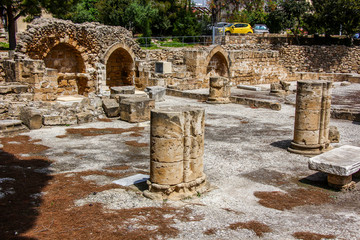 190414 Пафос Кипр Paphos Archaeological Park Cyprus