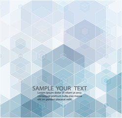 Vector Abstract geometric background. Template brochure design.