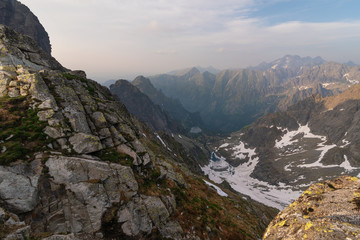 Fototapeta premium Beautiful scenery of the High Tatras mountains in Slovakia