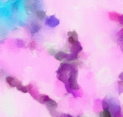 Color splash background design of fractal paint and rich texture on the subject of imagination, creativity and art. Stock. Watercolor hand drawing. Good for wallpapers, posters, cards or invitations