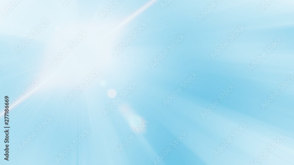 Poster 3d rendering of abstract fast moving stripe lines with glowing sun light flare. high speed motion bl