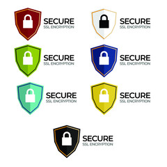 ssl certificate bar/ button with lock