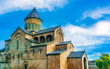 Svetitskhoveli Cathedral in Mtskheta, Georgia © monticellllo