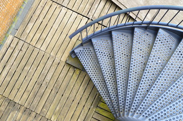 staircase, stairwell in the building