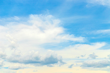 blue sky with clouds background