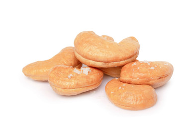 Cashews nut isolated on white background