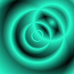 Digital Art, abstract three-dimensional objects with soft lighting, Germany