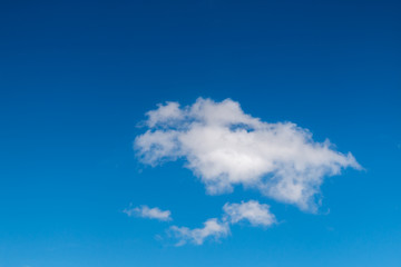 blue sky and white clouds background