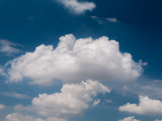 blue sky and white clouds background
