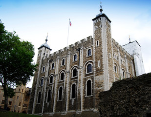 Fototapeta na wymiar The Tower of London, The White Tower, London, England, UK