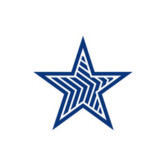 Star logo template. Star vector icon