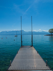 Genova lake from Lausanne, Switzerland
